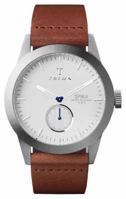 Triwa Mens Ivory Spira Brown Leather SPST102-CL010212 Triwa Mens Ivory Spira Brown Leather SPST102-CL010212