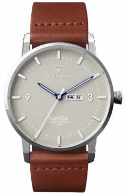 Triwa Unisex Mist Klinga Brown Leather KLST105-CL010212 Triwa Unisex Mist Klinga Brown Leather KLST105-CL010212
