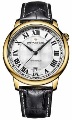 Dreyfuss Mens Automatique Black Leather Strap DGS00150/01 Dreyfuss Mens Automatique Black Leather Strap DGS00150/01