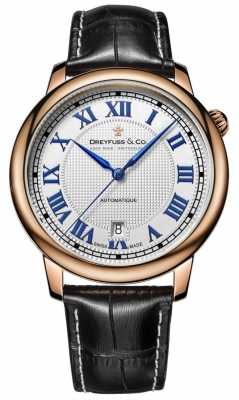 Dreyfuss Mens Automatique Black Leather Strap DGS00151/01 Dreyfuss Mens Automatique Black Leather Strap DGS00151/01
