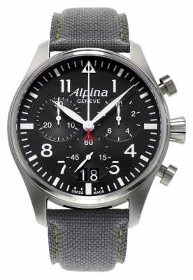 Alpina Mens Startimer Pilot Chronograph Quartz AL-372B4S6 Alpina Mens Startimer Pilot Chronograph Quartz AL-372B4S6