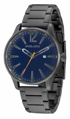 Police Mens Dallas Gun Billet Blue Dial 14764JSU/03M Police Mens Dallas Gun Billet Blue Dial 14764JSU/03M