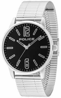 Police Mens esquire Edelstahl Billet schwarz 14765JS/02M Police Mens esquire Edelstahl Billet schwarz 14765JS/02M