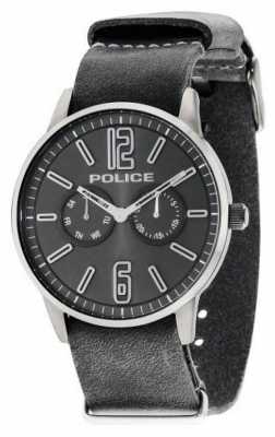 Police Mens Esquire X Dark Grey Leather 14766JSU/61 Police Mens Esquire X Dark Grey Leather 14766JSU/61