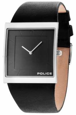 Police Mens Skyline Black Leather Strap Gun Dial 14694MS/61 Police Mens Skyline Black Leather Strap Gun Dial 14694MS/61