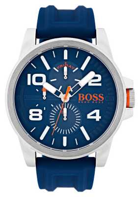 Hugo Boss Orange Detroit Blue Rubber Chronograph Watch 1550008 Hugo Boss Orange Detroit Blue Rubber Chronograph Watch 1550008