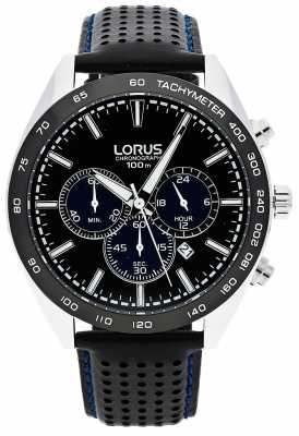 Lorus Gents Black Chronograph Watch RT309GX9 Lorus Gents Black Chronograph Watch RT309GX9