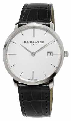 Frederique Constant Mens Slim Line Leather FC-220S5S6 Frederique Constant Mens Slim Line Leather FC-220S5S6