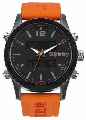 Superdry Mens Tokyo Andigi Orange Silicone SYG206O Superdry Mens Tokyo Andigi Orange Silicone SYG206O