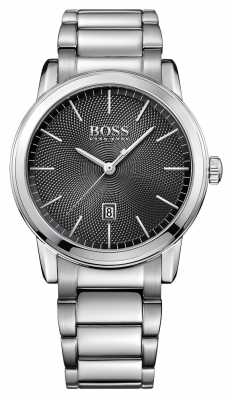 Hugo Boss Mens Classic Stainless Steel Black Dial 1513398 Hugo Boss Mens Classic Stainless Steel Black Dial 1513398