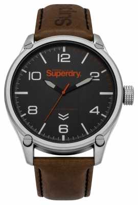 Superdry Mens Military Tan Leather SYG200TB Superdry Mens Military Tan Leather SYG200TB