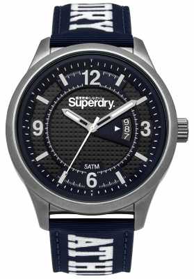 Superdry Mens Yokohama Athletic Blue Nylon SYG171UW Superdry Mens Yokohama Athletic Blue Nylon SYG171UW