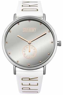 Superdry Womans Oxford Crystal Syb Section White SYL175WS Superdry Womans Oxford Crystal Syb Section White SYL175WS