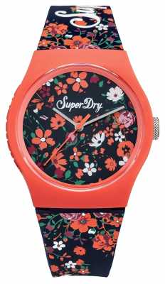 Superdry Womans Urban Ditsy Navy Blue SYL177UO Superdry Womans Urban Ditsy Navy Blue SYL177UO