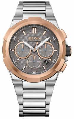 Hugo Boss Mens Supernova Stainless Steel Bracelet Grey Dial 1513362 Hugo Boss Mens Supernova Stainless Steel Bracelet Grey Dial 1513362