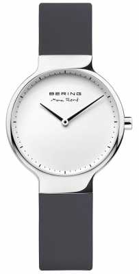 Bering Ladies Max René Black Rubber Interchangeable Strap 15531-400 Bering Ladies Max René Black Rubber Interchangeable Strap 15531-400