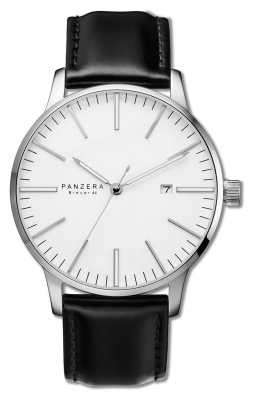 Panzera Breuer 44 Arctic Spirit Black Leather Watch B44-02DB Panzera Breuer 44 Arctic Spirit Black Leather Watch B44-02DB