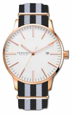 Panzera Breuer 44 Aurum Blizzard rose gold case B44-03DN2 Panzera Breuer 44 Aurum Blizzard rose gold case B44-03DN2