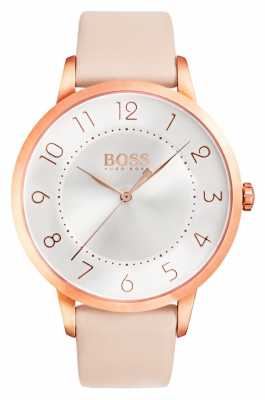 Hugo Boss Ladies Eclipse Pink Leather Watch 1502407 Hugo Boss Ladies Eclipse Pink Leather Watch 1502407