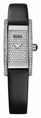Hugo Boss Ladies Cocktail Rectangle Black Watch 1502389 Hugo Boss Ladies Cocktail Rectangle Black Watch 1502389