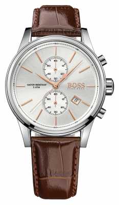 Hugo Boss Gents Jet Brown Leather Chrono 1513280 Hugo Boss Gents Jet Brown Leather Chrono 1513280