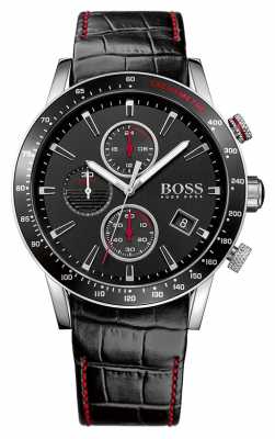 Hugo Boss Gents Rafale Black Chronograph Watch 1513390 Hugo Boss Gents Rafale Black Chronograph Watch 1513390