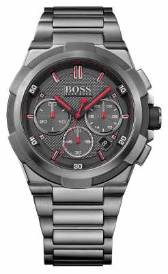 Hugo Boss Mens Supernova Grey Stainless Steel Watch 1513361 Hugo Boss Mens Supernova Grey Stainless Steel Watch 1513361