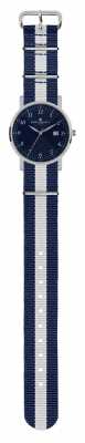 Smart Turnout Savant Watch Silver Navy With Yale Strap STH5/SN/56/W Smart Turnout Savant Watch Silver Navy With Yale Strap STH5/SN/56/W