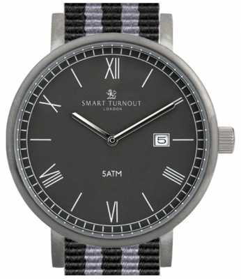 Smart Turnout County Watch- Black With Nato Strap STK1/BK/56/W Smart Turnout County Watch- Black With Nato Strap STK1/BK/56/W