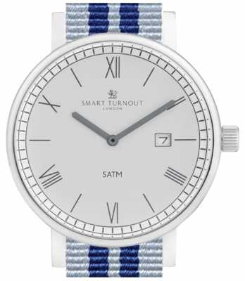 Smart Turnout County Watch - Silver With Ell Strap STK1/SV/56/W Smart Turnout County Watch - Silver With Ell Strap STK1/SV/56/W