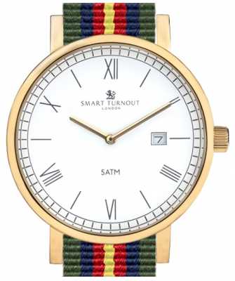 Smart Turnout County Watch - Gold With Fed Strap STK1/GD/56/W Smart Turnout County Watch - Gold With Fed Strap STK1/GD/56/W