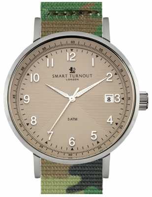 Smart Turnout Scholar Watch Beige With Camo Watch STH3/BE/56/W Smart Turnout Scholar Watch Beige With Camo Watch STH3/BE/56/W