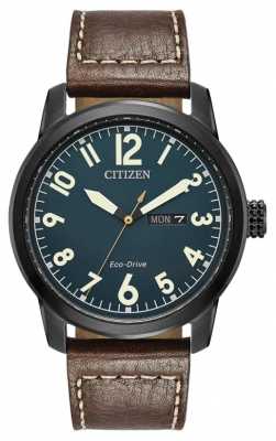 Citizen Mens Eco Drive Brown Leather Chandler BM8478-01L Citizen Mens Eco Drive Brown Leather Chandler BM8478-01L