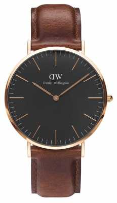 Daniel Wellington Unisex Classic St Mawes 40mm Black DW00100124 Daniel Wellington Unisex Classic St Mawes 40mm Black DW00100124