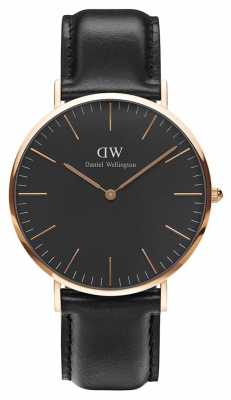 Daniel Wellington Unisex Classic Sheffield 40mm Black DW00100127 Daniel Wellington Unisex Classic Sheffield 40mm Black DW00100127