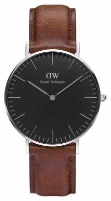 Daniel Wellington Unisex Classic St Mawes 36mm Black DW00100142 Daniel Wellington Unisex Classic St Mawes 36mm Black DW00100142