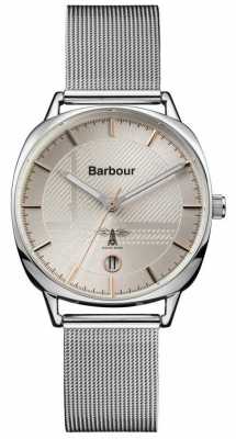 Barbour Womans Mitford Silver Mesh BB062SL Barbour Womans Mitford Silver Mesh BB062SL
