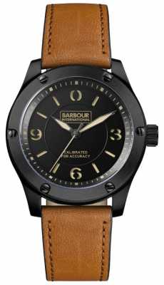 Barbour Mens Hartford Black Tan Leather BB063BKTN Barbour Mens Hartford Black Tan Leather BB063BKTN