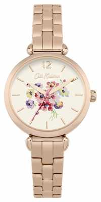 Cath Kidston Womans Rose Gold Metal Strap CKL015RGM Cath Kidston Womans Rose Gold Metal Strap CKL015RGM