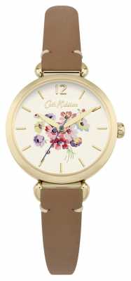 Cath Kidston Womans Floral Dial Brown CKL015TG Cath Kidston Womans Floral Dial Brown CKL015TG