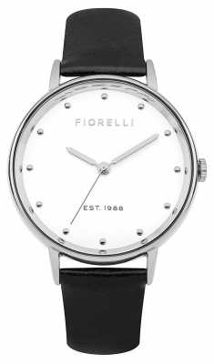 Fiorelli Womans Black Bracelet Watch Gift Set FO032BSG Fiorelli Womans Black Bracelet Watch Gift Set FO032BSG