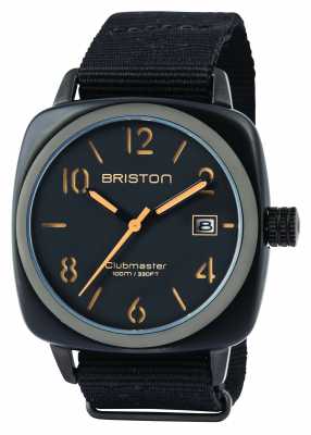 Briston Mens Clubmaster Classic Acetate HMS Black Matte 14240.PBAM.B.4.NB Briston Mens Clubmaster Classic Acetate HMS Black Matte 14240.PBAM.B.4.NB