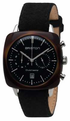 Briston Mens Clubmaster Vintage Acetate Chrono Tortoise Shell Black 16140.SA.TV.1.LFB Briston Mens Clubmaster Vintage Acetate Chrono Tortoise Shell Black 16140.SA.TV.1.LFB