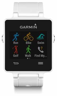 Garmin Unisex Vivoactive GPS Smartwatch White 010-01297-01 Garmin Unisex Vivoactive GPS Smartwatch White 010-01297-01