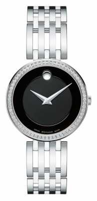 Movado Women's Esperanza 63-diamond Bezel Black Dial 0607052 Movado Women's Esperanza 63-diamond Bezel Black Dial 0607052