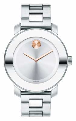 Movado bold Midsize K1 Crystal stainless steel 3600084 Movado bold Midsize K1 Crystal stainless steel 3600084