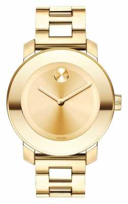 Movado bold Midsize Yellow Gold Ion-plated K1 Crystal 3600085 Movado bold Midsize Yellow Gold Ion-plated K1 Crystal 3600085