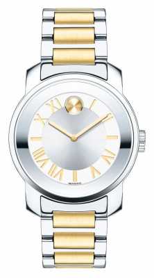 Movado bold Midsize Ladies Luxe Two Tone K1 Crystal 3600245 Movado bold Midsize Ladies Luxe Two Tone K1 Crystal 3600245