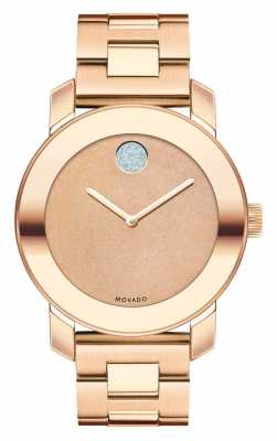 Movado bold Midsize Rose Gold Ion-plated K1 Crystal 3600335 Movado bold Midsize Rose Gold Ion-plated K1 Crystal 3600335