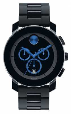 Movado bold Large Chronograph Black TR90 Composite 3600101 Movado bold Large Chronograph Black TR90 Composite 3600101